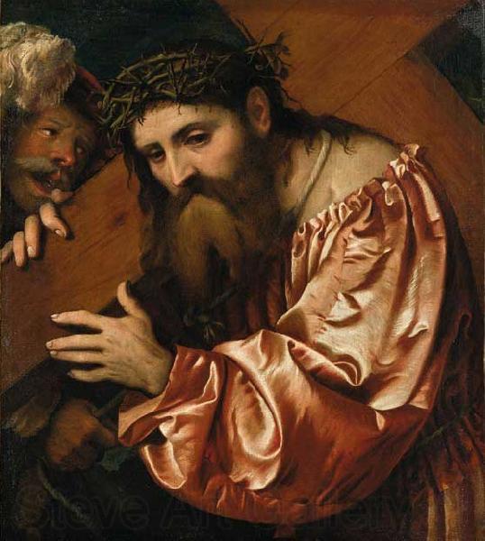 Girolamo Romanino Girolamo Romanino Christ Carrying the Cross Spain oil painting art